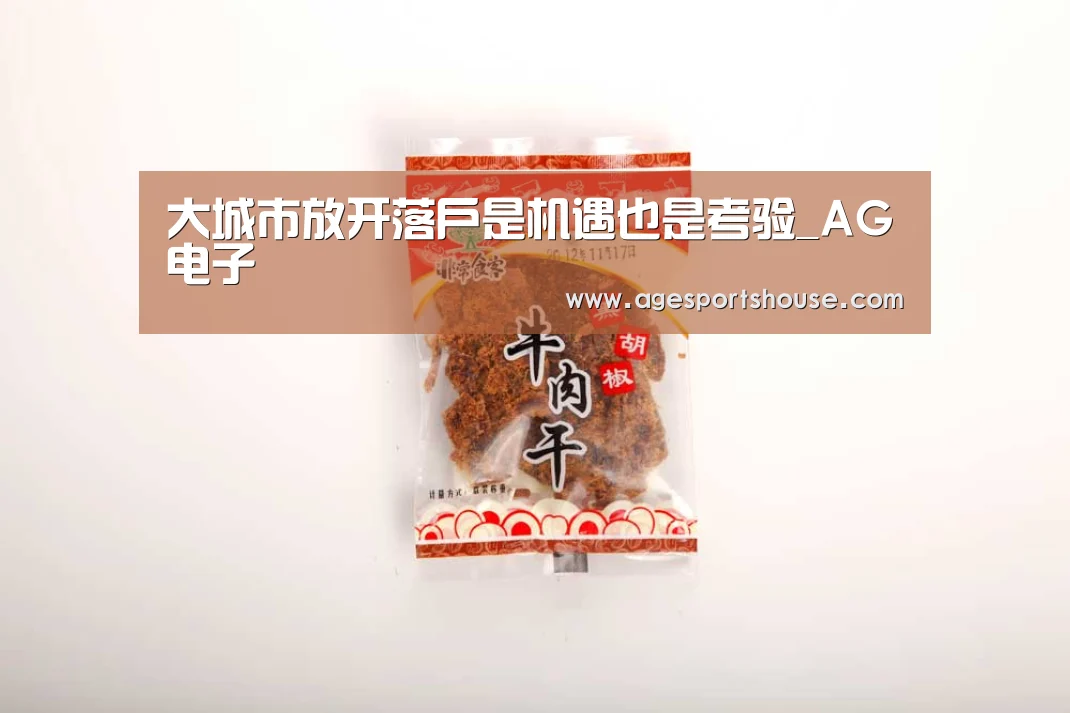 大城市放开落户是机遇也是考验_AG电子(图3) AG电子